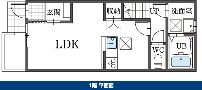 B棟2階 平面図