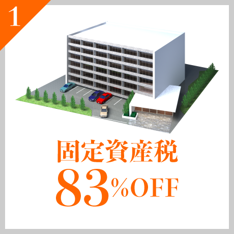 固定資産税83％OFF